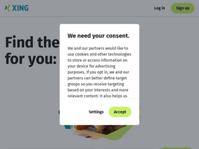 'xing.com' screenshot