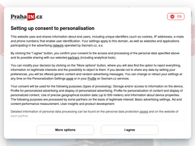 'prahain.cz' screenshot