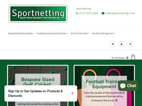 Sportnetting homepage screenshot