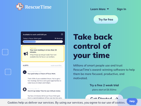 'rescuetime.com' screenshot