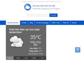 'thoitiethanoi.com' screenshot
