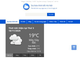 'thoitiethanoi.com' screenshot