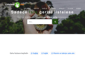 'listelese.com' screenshot