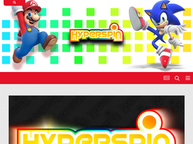'hyperspin-fe.com' screenshot