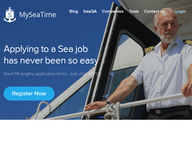 'myseatime.com' screenshot