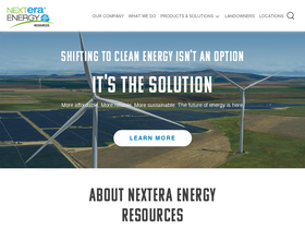 'nexteraenergyresources.com' screenshot