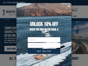 marinedetailsupplytb.com homepage screenshot