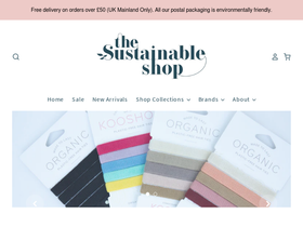thesustainableshop.com homepage screenshot