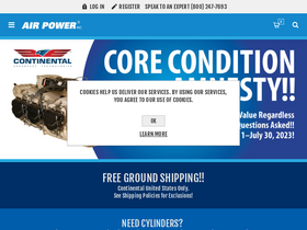 'airpowerinc.com' screenshot
