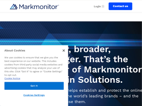 'markmonitor.com' screenshot