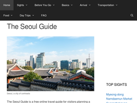 'theseoulguide.com' screenshot
