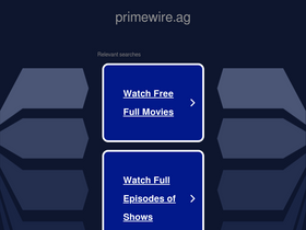 'primewire.ag' screenshot