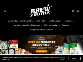 'brew2bottle.co.uk' screenshot