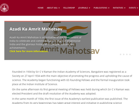 'ias.ac.in' screenshot