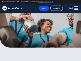 'americorps.gov' screenshot