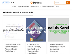 'statmat.net' screenshot