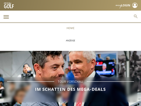 'mygolf.de' screenshot
