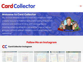 'cardcollector.co.uk' screenshot