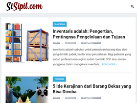 'sisipil.com' screenshot
