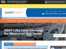 'virginiadot.org' screenshot