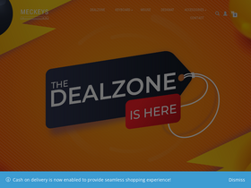 'meckeys.com' screenshot