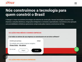 'sienge.com.br' screenshot