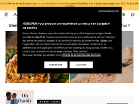 'monoprix.fr' screenshot