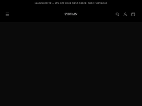 syrvain.com homepage screenshot