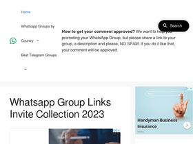 'groupslinks.info' screenshot