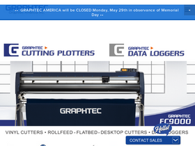 'graphtecamerica.com' screenshot