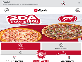 'pizzahutcr.com' screenshot