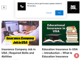 'dslclasses.in' screenshot