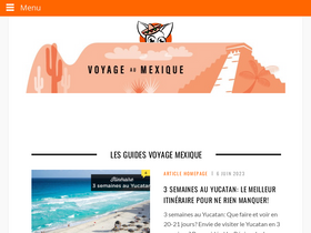 'voyagemexique.info' screenshot
