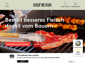 'kaufnekuh.de' screenshot