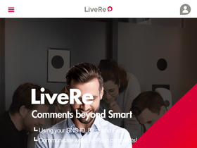 'livere.com' screenshot