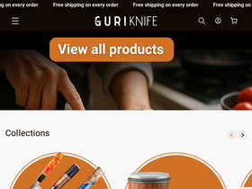 guriknife.com homepage screenshot