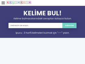 'kelimecim.com' screenshot