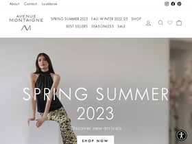 avenuemontaigne.com homepage screenshot