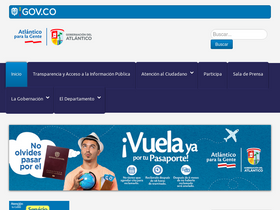 'atlantico.gov.co' screenshot