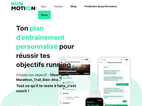 'run-motion.com' screenshot