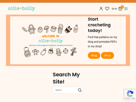 'ollieholly.com' screenshot