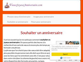 voeuxjoyeuxanniversaire.com