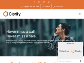 'clarityvoice.com' screenshot