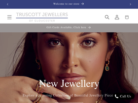 Truscott Jewellers Ltd homepage screenshot