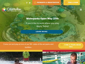 'greenvillerec.com' screenshot