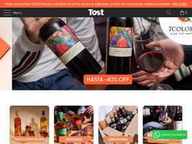 'tost.cl' screenshot