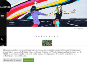 'dasartes.com.br' screenshot