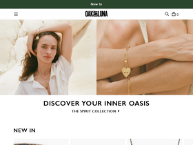 'oakandluna.com' screenshot