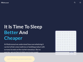 'mattressnut.com' screenshot