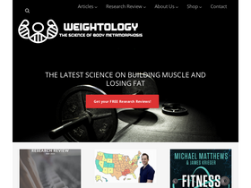 'weightology.net' screenshot